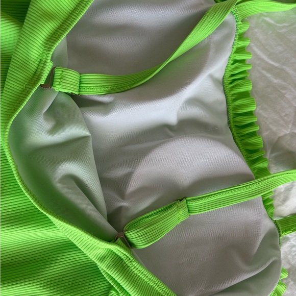 Neon Green One Piece Swimsuit 2xl - Picture 5 of 5